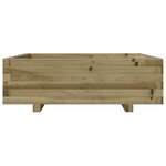 vidaXL Jardinière 80x80x26 5 cm bois de pin imprégné
