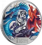 Pièce de monnaie en Argent 10 Dollars g 155.5 (5 oz) Millésime 2025 AUSPICIOUS BEASTS