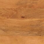vidaXL Meuble TV marron et noir 105x33 5x46 cm bois massif manguier