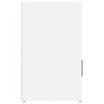 vidaXL Table de chevet Blanc 50x36x60 cm Bois d'ingénierie