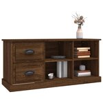 vidaXL Meuble TV chêne marron 102x35 5x47 5 cm bois d'ingénierie