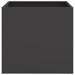 vidaXL Jardinière noir 49x47x46 cm acier laminé à froid