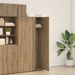 vidaXL Haut Meuble Chêne Artisan 70x42.5x185 cm Bois d'ingénierie