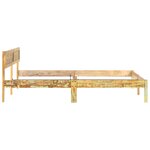 vidaXL Cadre de lit sans matelas Bois de récupération massif 180x200cm