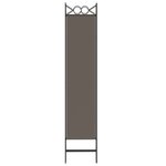 vidaXL Cloison de séparation 5 panneaux Anthracite 200x200 cm Tissu