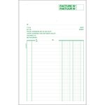 Manifold Factures 21x13 5cm 50 Feuillets Double Autocopiant Billingue - Blanc - X 10 - Exacompta