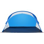 vidaXL Tente de plage bleu azuré escamotable imperméable