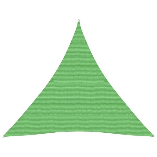 vidaXL Voile d'ombrage 160 g/m² Vert clair 6x6x6 m PEHD