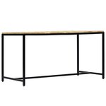 vidaXL Table à manger 140x70x75 cm Bois de manguier massif brut