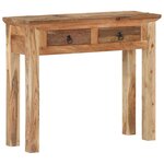 vidaXL Table console 90 5x30x75 cm Bois d'acacia et de récupération