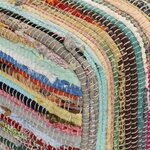 vidaXL Banc 160 cm Multicolore Tissu chindi