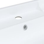 vidaXL Évier de salle de bain blanc 61x48x23cm rectangulaire céramique