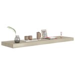 vidaXL Étagères murales flottantes 4 Pièces chêne 90x23 5x3 8 cm MDF