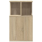 vidaXL Table d'appoint chêne sonoma 35x35x60 cm bois d'ingénierie