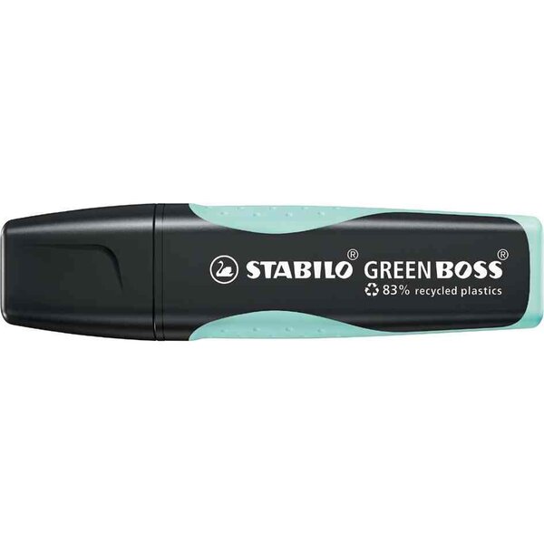 Surligneur GREEN BOSS Pastel, turquoise STABILO