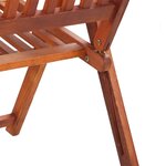 vidaXL Ensemble à manger d'extérieur 7 Pièces Bois d'acacia solide