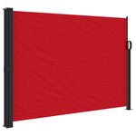 vidaXL Auvent latéral rétractable rouge 140x600 cm