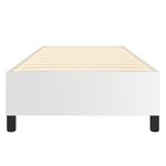 vidaXL Cadre de lit sans matelas blanc 80x200 cm similicuir