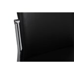 vidaXL Chaises à manger lot de 2 noir similicuir