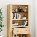 vidaXL Buffet haut Chêne sonoma Bois d'ingénierie