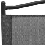 vidaXL Chaises de jardin pliables lot de 8 en acier et textilène