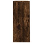 vidaXL Armoire à chaussures Chêne fumé 60x35x84 cm Bois d'ingénierie