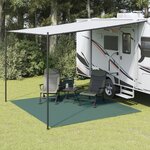 vidaXL Tapis de sol de camping vert 3x3 m