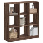 vidaXL Bibliothèque chêne marron 102x32x108 cm bois d'ingénierie