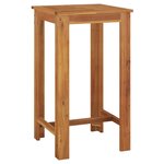 vidaXL Ensemble de bar de jardin 5 Pièces bois d'acacia solide