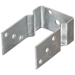 vidaXL Piquets de clôture 6 Pièces Argenté 9x6x15 cm Acier galvanisé