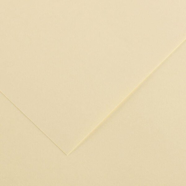 Paquet de 10 feuilles de papier Colorline CANSON 50 x 65 cm 150 g crème