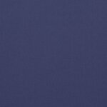 vidaXL Coussins de chaise à dossier haut lot de 4 bleu marine tissu