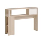 PARISOT Chambre enfant complete - Tete de lit + lit + commode + armoire + bureau - contemporain - Décor acacia clair et blanc - CHAR