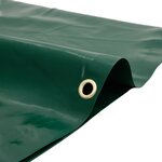 vidaXL Bâche vert 1 5x2 m 650 g/m²