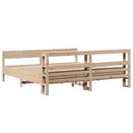 vidaXL Cadre de lit sans matelas 200x200 cm bois massif de pin