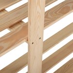 vidaXL Étagère de stockage 5 niveaux 170x28 5x170cm Bois de pin massif