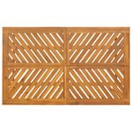 vidaXL Ensemble de salle à manger de jardin 7 pièces en bois d'acacia