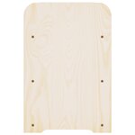 vidaXL Casier à vin 33x25x37 cm bois de pin massif