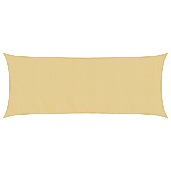 vidaXL Voile d'ombrage sable 4 5x2 m 100   polyester oxford