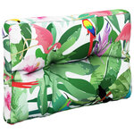 vidaXL Coussin de palette multicolore 60x40x12 cm tissu
