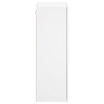 vidaXL Meuble TV mural blanc 40 5x30x90 cm bois d'ingénierie