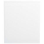 vidaXL Bibliothèque/Meuble TV Blanc 36x30x143 cm Bois d'ingénierie