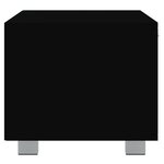 vidaXL Meuble TV Noir 120x40 5x35 cm Bois d'ingénierie