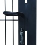 vidaXL Portillon Acier 106x248 cm Anthracite