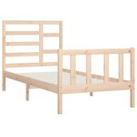 vidaXL Cadre de lit sans matelas 100x200 cm bois massif de pin