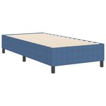 Box Spring VidaXL Bleu 100x200 cm Tissu Velours Côtelé