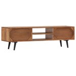 vidaXL Meuble TV 140x30x40 cm Bois solide d'acacia