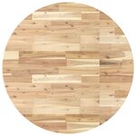 vidaXL Dessus de table rond Ø90x4 cm bois massif d'acacia