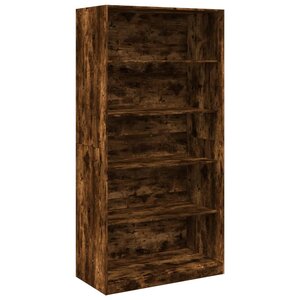 vidaXL Garde-robe chêne fumé 100x50x200 cm bois d'ingénierie
