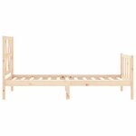 vidaXL Cadre de lit sans matelas bois de pin massif